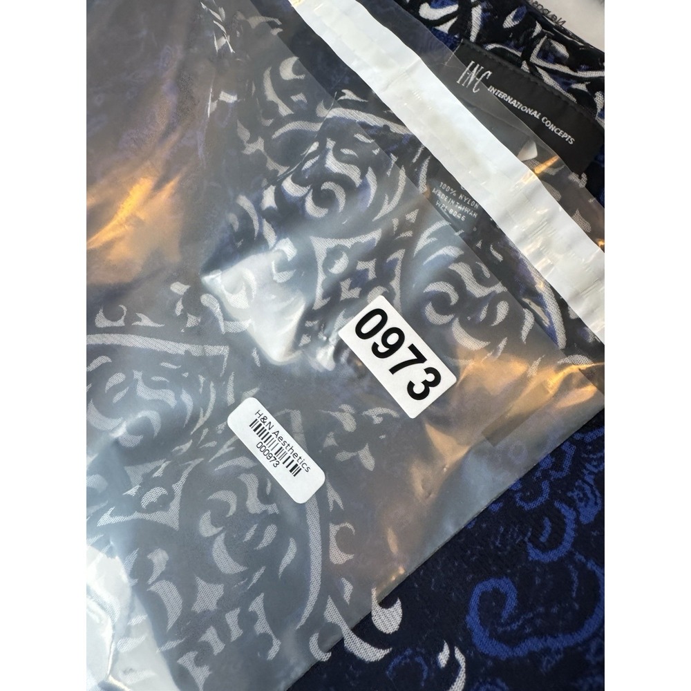 INC Blue Rouched Tight Fitted Top Y2K Fairy grunge Sheer‎ cyber punk whimsigoth - Picture 7 of 12
